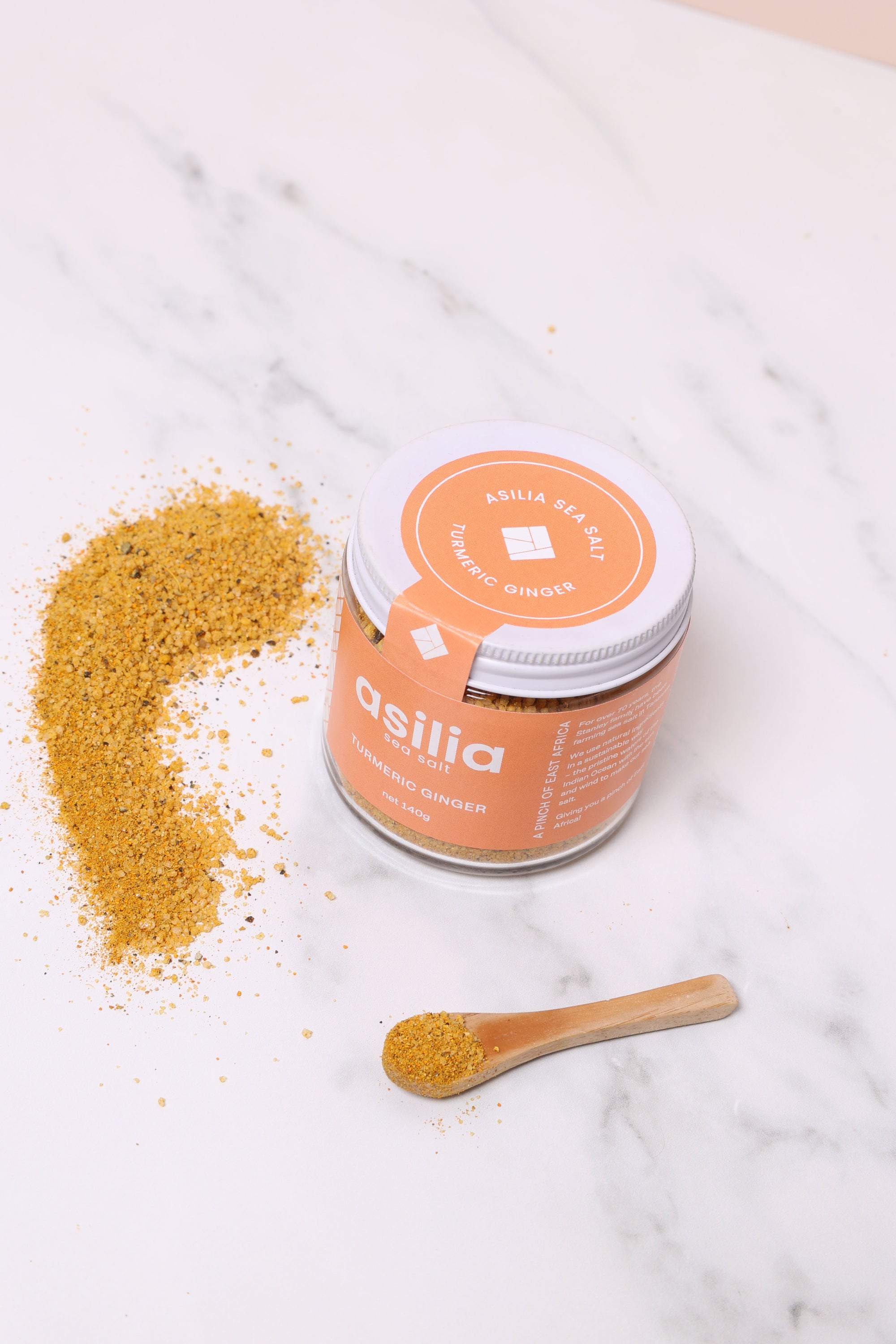 Turmeric Ginger Sea Salt - 140g