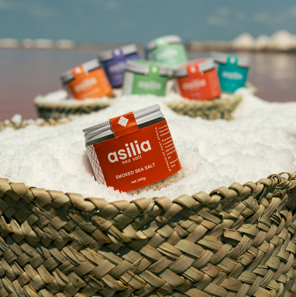 Smoked Salt on Salt Basket