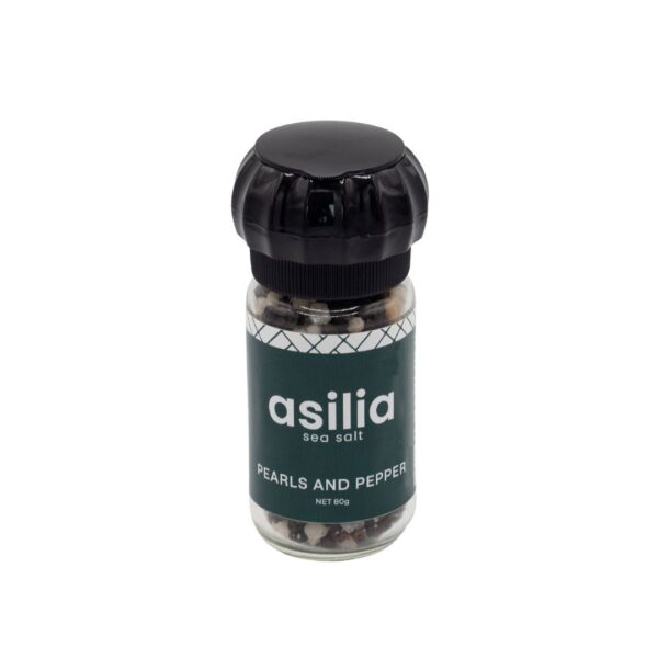 Asilia Salt - Pearls and Pepper Grinder